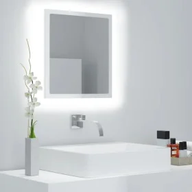 Espejo de baño acrílico blanco brillo 40x8,5x37 cm by , bathroom vanities - Ref: Foro24-804913, Price: 31,06 €, Discount: %