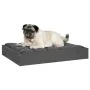 Cama para perros madera maciza de pino gris 61,5x49x9 cm de , Camas para perros - Ref: Foro24-820853, Precio: 21,86 €, Descue...
