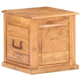 Baúl de madera maciza de acacia 40x40x40 cm by , Storage trunks - Ref: Foro24-289649, Price: 140,08 €, Discount: %