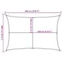 Toldo de vela HDPE marrón 160 g/m² 4x6 m de , Sombrillas - Ref: Foro24-311794, Precio: 53,46 €, Descuento: %