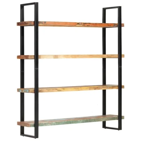 Estantería de 4 niveles madera maciza reciclada 160x40x180 cm de , Librerías y estanterías - Ref: Foro24-321067, Precio: 459,...