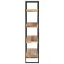 Estantería de 4 niveles madera maciza reciclada 160x40x180 cm de , Librerías y estanterías - Ref: Foro24-321067, Precio: 459,...