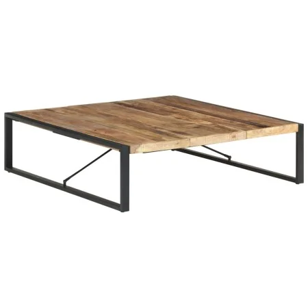 Mesa de centro madera de mango rugosa 140x140x40 cm de , Mesas de centro - Ref: Foro24-321576, Precio: 379,20 €, Descuento: %