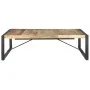 Mesa de centro madera de mango rugosa 140x140x40 cm de , Mesas de centro - Ref: Foro24-321576, Precio: 379,20 €, Descuento: %