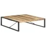 Mesa de centro madera de mango rugosa 140x140x40 cm de , Mesas de centro - Ref: Foro24-321576, Precio: 379,20 €, Descuento: %