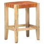 Taburetes de bar 2 piezas cuero auténtico marrón 60 cm de , Taburetes de cocina - Ref: Foro24-321831, Precio: 143,63 €, Descu...
