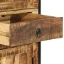 Aparador de madera maciza de mango sin tratar 100x40x175 cm by , Sideboards - Ref: Foro24-351709, Price: 735,30 €, Discount: %