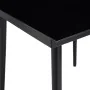 Mesa de comedor para jardín acero y vidrio negro 200x100x74 cm de , Mesas de jardín - Ref: Foro24-3100108, Precio: 222,62 €, ...