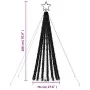 Árbol de Navidad LED 275 LEDs azul 180 cm de , Arboles de navidad - Ref: Foro24-358066, Precio: 52,08 €, Descuento: %