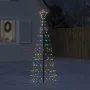 Árbol de Navidad LED con estacas 220 LEDs de colores 180 cm de , Arboles de navidad - Ref: Foro24-358102, Precio: 36,11 €, De...