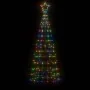 Árbol de Navidad LED con estacas 220 LEDs de colores 180 cm de , Arboles de navidad - Ref: Foro24-358102, Precio: 36,11 €, De...