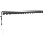 Toldo retráctil automático gris antracita 4x3 m de , Toldos - Ref: Foro24-3154488, Precio: 352,23 €, Descuento: %