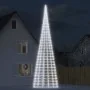 Árbol de Navidad en asta de bandera 3000 LED blanco frío 800 cm de , Luces de Navidad - Ref: Foro24-358121, Precio: 165,26 €,...