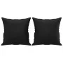 Juego de sofás con cojines 3 piezas cuero sintético negro de , Sofás - Ref: Foro24-3201393, Precio: 555,15 €, Descuento: %