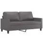 Juego de sofás con cojines 3 piezas cuero sintético gris de , Sofás - Ref: Foro24-3201415, Precio: 472,13 €, Descuento: %