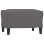Juego de sofás con cojines 3 piezas cuero sintético gris de , Sofás - Ref: Foro24-3201415, Precio: 472,13 €, Descuento: %
