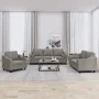 Juego de sofás con cojines 3 piezas tela gris taupe de , Sofás - Ref: Foro24-3201793, Precio: 666,44 €, Descuento: %