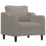 Juego de sofás con cojines 3 piezas tela gris taupe de , Sofás - Ref: Foro24-3201793, Precio: 666,44 €, Descuento: %