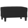 Juego de sofás con cojines 3 piezas tela microfibra negro de , Sofás - Ref: Foro24-3202359, Precio: 640,53 €, Descuento: %