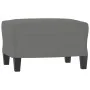 Juego de sofás con cojines 3 piezas tela microfibra gris oscuro de , Sofás - Ref: Foro24-3202346, Precio: 599,94 €, Descuento: %