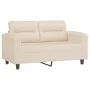 Juego de sofás con cojines 2 piezas tela microfibra beige de , Sofás - Ref: Foro24-3202319, Precio: 551,47 €, Descuento: %