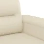 Juego de sofás con cojines 2 piezas cuero sintético color crema by , Sofas - Ref: Foro24-3202373, Price: 514,83 €, Discount: %