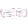 Juego de sofás con cojines 2 piezas cuero sintético color crema by , Sofas - Ref: Foro24-3202373, Price: 514,83 €, Discount: %