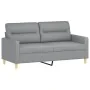 Juego de sofás con cojines 2 piezas tela gris claro de , Sofás - Ref: Foro24-3201584, Precio: 460,03 €, Descuento: %