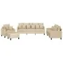 Juego de sofás con cojines 4 piezas tela crema von , Sofas - Ref: Foro24-3201642, Preis: 663,27 €, Rabatt: %