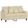 Juego de sofás con cojines 4 piezas tela crema von , Sofas - Ref: Foro24-3201642, Preis: 663,27 €, Rabatt: %
