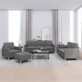 Juego de sofás con cojines 4 piezas tela gris oscuro by , Sofas - Ref: Foro24-3202063, Price: 672,57 €, Discount: %