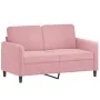Juego de sofás con cojines 2 piezas terciopelo rosa by , Sofas - Ref: Foro24-3202037, Price: 581,18 €, Discount: %