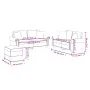 Juego de sofás con cojines 3 piezas cuero sintético color crema de , Sofás - Ref: Foro24-3202166, Precio: 494,71 €, Descuento: %