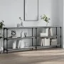 Mesa consola madera de ingeniería gris Sonoma 200x29x75 cm by , Side tables - Ref: Foro24-834113, Price: 92,11 €, Discount: %