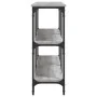 Mesa consola madera de ingeniería gris Sonoma 200x29x75 cm by , Side tables - Ref: Foro24-834113, Price: 92,11 €, Discount: %
