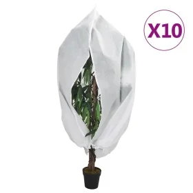 Cubiertas para plantas con cremallera 10 uds 70 g/m² 3,14x2,5 m de , Accesorios de jardinería - Ref: Foro24-3203576, Precio: ...