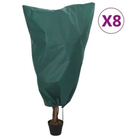 Cubiertas para plantas con cordón 8 uds 70 g/m² 0,8x1 m de , Accesorios de jardinería - Ref: Foro24-3203536, Precio: 27,83 €,...