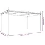 Pérgola con cubierta retráctil gris taupe 395x292x230 cm de , Carpas y cenadores - Ref: Foro24-360118, Precio: 277,59 €, Desc...