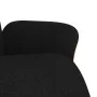 Sillón reclinable con reposapiés tela negra de , Sillones - Ref: Foro24-356603, Precio: 235,79 €, Descuento: %