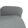 Sillón reclinable con reposapiés tela gris claro de , Sillones - Ref: Foro24-356601, Precio: 235,87 €, Descuento: %