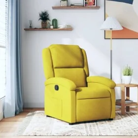 Sillón reclinable terciopelo amarillo de , Sillones - Ref: Foro24-371804, Precio: 190,35 €, Descuento: %