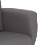 Sillón reclinable con reposapiés cuero sintético gris de , Sillones - Ref: Foro24-356591, Precio: 165,15 €, Descuento: %