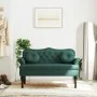 Banco con cojines terciopelo verde oscuro 120,5x65x75 cm von , Banken - Ref: Foro24-372142, Preis: 212,10 €, Rabatt: %