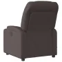 Sillón de masaje reclinable de tela marrón oscuro de , Sillones - Ref: Foro24-372458, Precio: 214,80 €, Descuento: %