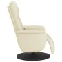 Sillón reclinable masaje con reposapiés cuero sintético crema von , Sessel - Ref: Foro24-356553, Preis: 229,39 €, Rabatt: %