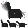 Sillón reclinable de masaje de tela negro de , Sillones - Ref: Foro24-373476, Precio: 259,75 €, Descuento: %