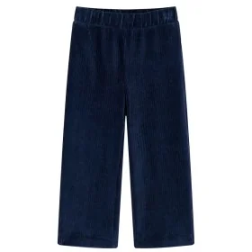 Pantalón infantil pana azul marino 140 de , Pantalones de niños - Ref: Foro24-14083, Precio: 17,35 €, Descuento: %