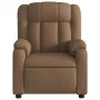 Sillón reclinable de tela marrón by , Armchairs - Ref: Foro24-373578, Price: 229,54 €, Discount: %