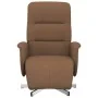 Sillón reclinable con reposapiés tela marrón de , Sillones - Ref: Foro24-356564, Precio: 206,08 €, Descuento: %