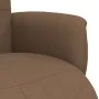 Sillón reclinable con reposapiés tela marrón de , Sillones - Ref: Foro24-356564, Precio: 206,08 €, Descuento: %